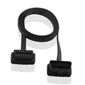 Produktbild: SIENOC OBD-II OBD2 16Pin Stecker Verlängerung Kabel Stecker auf Buchse Verlängerungskabel Diagnostic- Extender 95cm (1PC)
