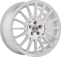 Produktbild: ALUFELGE OZ Racing SUPERTURISMO WRC 8x18 5x114.3 ET 40 RACE WHITE RED LETTERING