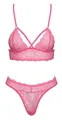 Produktbild: Fantasy By Cottelli Damen BH Set, Pink, S/M