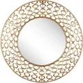 Produktbild: Beliani Dekospiegel BOURDON Gold 6x80x80
