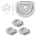 Produktbild: 4x Zurrmulde Zurröse 76x66mm Zurrbügel Anhänger Zurrhaken Ladungssicherung