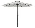 Produktbild: Bizzotto Capua Sonnenschirm Gartenschirm Mittelmastschirm Polyester Grau 300 cm
