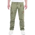 Produktbild: Timezone RogerTZ Roger Herrenhose Cargohose lässig modern (W34/L32, Washed kaki)
