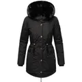 Produktbild: Navahoo Wintermantel Sweety Deluxe modischer Winterparka mit großer doppelter Kapuze schwarz XS (34)