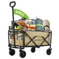 Produktbild: CITYSPORTS Bollerwagen Klappbarer All Terrain Max Load 80KG Patentiert Zusammenfaltbar Strandkarren mit großer Kapazität, für Sport, Einkauf, Camping