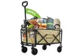 Produktbild: CITYSPORTS Bollerwagen Klappbarer All Terrain 100/150kg Patentiert Zusammenfaltbar, Strandkarren mit großer Kapazität, für Sport, Einkauf, Camping