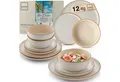 Produktbild: SÄNGER Tafelservice Rio Geschirrset (12-tlg), 4 Personen, Steingut, Handmade, Creme Beige, Erweiterbar, VALUE COLLECTION