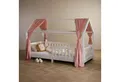 Produktbild: IDIMEX Betthimmel NENA, Betthimmel Hausbett Deko, Musselin Baldachin aus 100% Baumwolle rosa