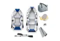 Produktbild: HOME DELUXE Schlauchboot PIKE Eco, (Set, -, Zwei Paddle, Reparatur Kit, Transporttasche und Luftpumpe), PVC, 3 lagig Konstruktion, extra stark, ohne Motor