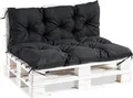 Produktbild: Palettenauflage Palettenkissen Kissen Palettensofa Euro Paletten Polster MH-TMPA Schwarz