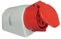 Produktbild: Kopp 102000005 CEE Wandsteckdose, 5-polig, 32 A, 400 V, rot