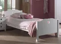 Produktbild: Set Einzelbett 90x200 Lattenrost Bett Kinderbett Kindermöbel Kinderzimmer Weiß