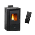 Produktbild: Luft- Pelletofen Anita 9,4 kW Sannover Schwarz