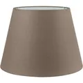 Produktbild: Premium Lampenschirm Stehlampe Hängelampe Braun Baumwolle E14/E27 L=UØ 25cm