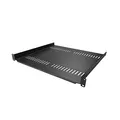 Produktbild: StarTech.com 1 HE Fachboden - Perforiertes Universal Rack Montage Regal für 19 Zoll Netzwerkschränke - Passiv Belüftet - Heavy Duty- Tragkraft 20 kg - 40cm Tiefe, Schwarz (CABSHELF116V)