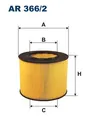 Produktbild: FILTRON AR 366/2 Luftfilter für SAAB