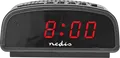 Produktbild: N CLDK008BK - Digital-Schreibtisch-Wecker, LED-Anzeige, Snooze, Schwarz