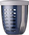 Produktbild: Mepal Fruitpot Ellipse Nordic Denim – 600 ml Inhalt – ideal für Früchte