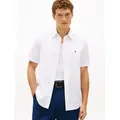 Produktbild: Tommy Hilfiger Kurzarmhemd LINEN BLEND SOLID weiß L (52)