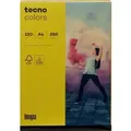 Produktbild: Kopierpapier tecno® colors, DIN A4, 120 g/m2, Pack: 250 Blatt, intensivgelb