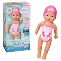 Produktbild: BABY Born My First Swim Girl - 30 cm Puppe - Wasserfeste Aufzieh-Badepuppe - Funktioniert ohne Batterien - Geeignet für Kinder ab 1 Jahr