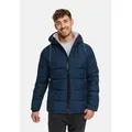 Produktbild: Indicode Winterjacke Herren INHebero Jacke Winter Herrenjacke Wattierte Steppjacke mit Kapuze und Reißverschluss blau XXXL (60/62)