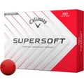 Produktbild: Callaway Golfbälle Supersoft Matt - 12er Pack , rot