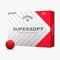 Produktbild: Callaway Supersoft 2025 Golfbälle 12 Stück Matt Rot