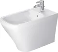 Produktbild: Duravit Stand-Bidet DURASTYLE mit Überlauf, Hahnlochbank, 370 x 630 mm, 1 Hahnloch weiß