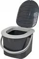Produktbild: S9 Mobile Campingtoilette 15,5L, 100% recycelt, Tragkraft 120kg, Anthrazit