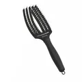 Produktbild: Fingerbrush Care Iconic - Medium - Schwarz - Detangler Bürste mit Wildschwein...