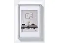 Produktbild: Walther Kunststoffrahmen Steel Style ES050S 40x50cm silber