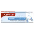 Produktbild: Canesten Creme - zur Behandlung von Hautpilz und Fußpilz - schnell wirksam gegen alle relevanten Pilzinfektionen - mit Clotrimazol - 1 x 50 g