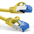 Produktbild: InLine® Patchkabel, Cat.6A, S/FTP, TPE (LSZH), CCA, gelb, 7,5 m