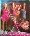 Produktbild: Steffi Love Happy Family Schwanger Baby Puppe Kevin Evi Kinderwagen Simba