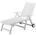 Produktbild: KETTLER Roma Rollliege, weiß, Kunststoff, 185 x 71 x 40,5 cm, 01638-000
