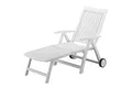 Produktbild: KETTLER Roma Rollliege, weiß, Kunststoff, 185 x 71 x 40,5 cm, 01638-000