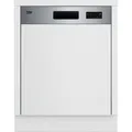 Produktbild: Beko BDSN15430X Teilintegrierter Geschirrspüler, 60 cm breit, 14 Maßgedecke, 5 P