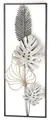 Produktbild: Kobolo Wandbild Monstera, 29x74x3 cm, Metall, schwarz-gold-weiß, modernes Metallbild, stilvolle Wanddeko für Wohnzimmer, Esszimmer Flur & Schlafzimmer