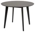 Produktbild: Actona Roxby, Rundform, Fester Tisch, Schwarz, Gummibaumholz, 4 Bein(e), Schwarz