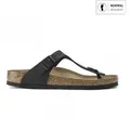 Produktbild: Birkenstock für Damen. 43691 Sandalen Normal Gizeh (Reguläre Passform) schwarz (41), Wohnung, Keine, Lässig