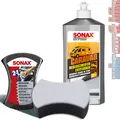 Produktbild: Sonax Caravan Regenstreifenentferner 500ml Intensivreiniger + Multischwamm 2in1