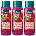 Produktbild: 3x 400ml Kneipp Aroma Pflegeschaumbad Glückliche Auszeit Roter Mohn Hanf