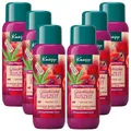 Produktbild: 6x 400ml Kneipp Aroma Pflegeschaumbad Glückliche Auszeit Roter Mohn Hanf