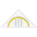 Produktbild: TSI Geodreieck 46302, 16 cm Hypotenuse