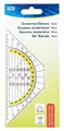Produktbild: TSI Geodreieck 16 cm, transparent, Art. Nr. 46302