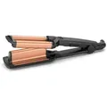 Produktbild: Glätteisen - Babyliss - W2447e - Wellen-effekt, Bis Zu 200°c Mit Breiten Und Gewellten Platten Aus Turmalin-keramik