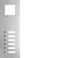 Produktbild: HAGER RTQ106X Frontplatte intercom 6Tasten+Nam