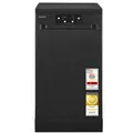 Produktbild: Exquisit Geschirrspüler GSP59109-451D schwarz | 9 Maßgedecke | 4 Programme | Eco 10 L | Startzeitvorwahl | LED-Anzeige | Aquastop