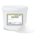 Produktbild: DIACLEANSHOP Natron Pulver 5kg – Pharmaqualität E500ii | Deutsche Herstellung & Abfüllung | vielseitig für Küche, Backen, Haushalt, Bad, Körperpflege & DIY